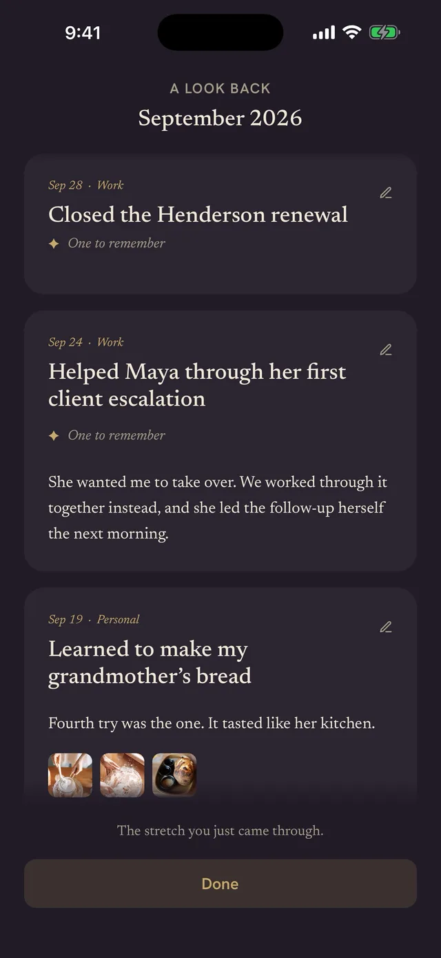 A look back at September: work wins gathered together, with a personal one among them.